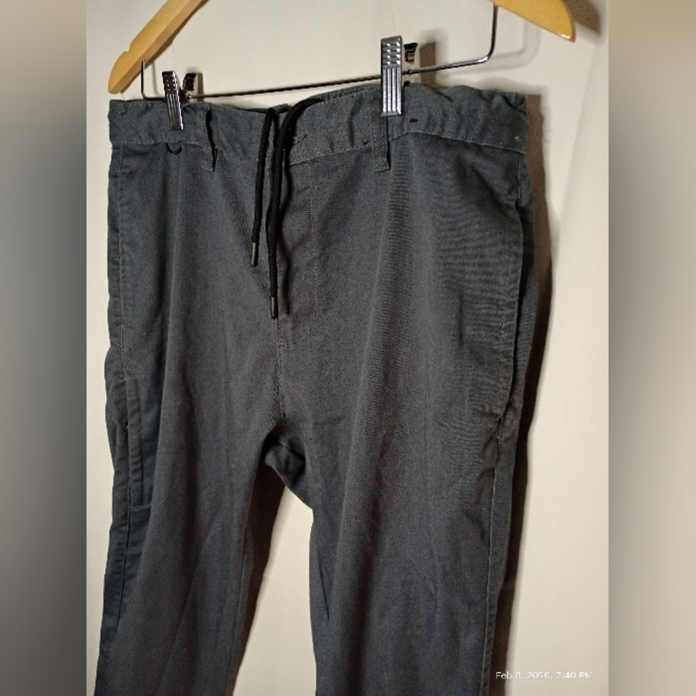 Michael Brandon Essentials Gray Drawstring Pants … - image 3